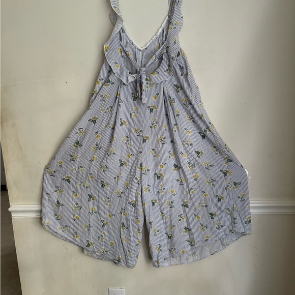 Anthropologie Floral Stripe Wide-Leg Jumper 🌼 size M - Picture 5 of 8
